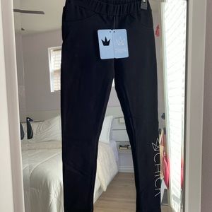 Chick NYC leggings NWT. With cute logo. Perfect condition. Size girls 14.